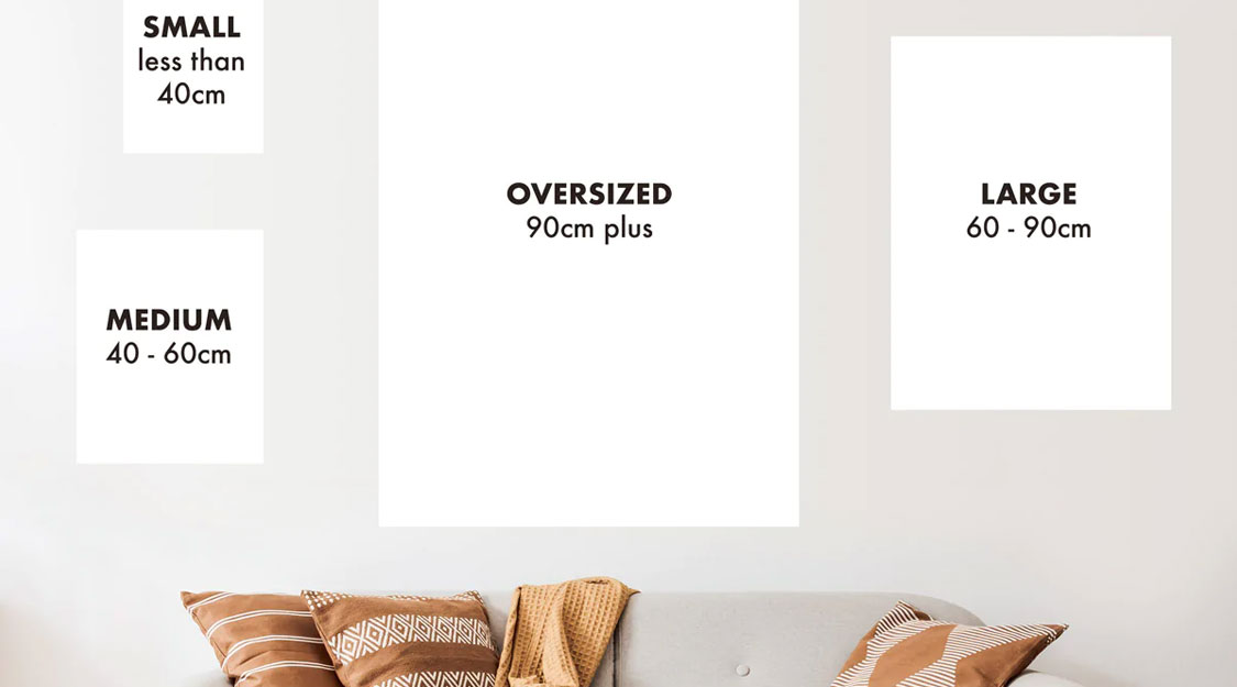 اختيار مقاسات التابلوهات الخشب